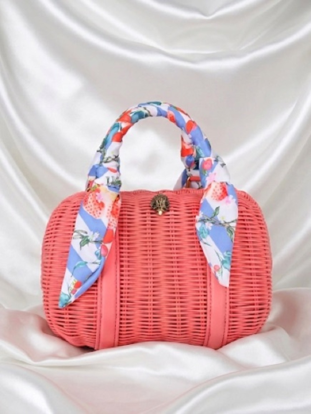 NWT Kurt Geiger Kensington Basket Boston Crossbody Bag